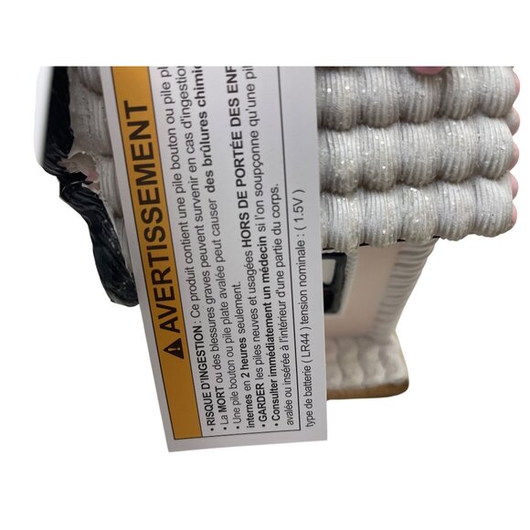 Light-Up Halloween Ghost Haunted House Decor Battery Operated Pink & Black - Picture 10 of 12